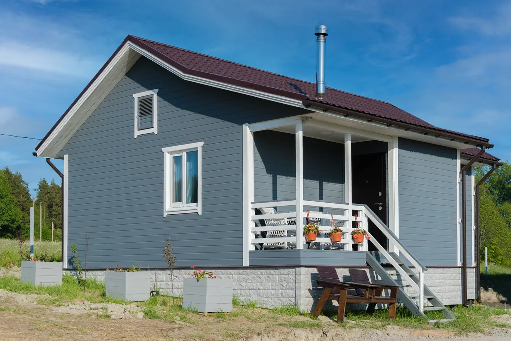 Тишина, красота, уют на берегу озера в домике с камином