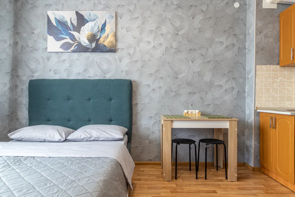 Уютная студия с видом на набережную