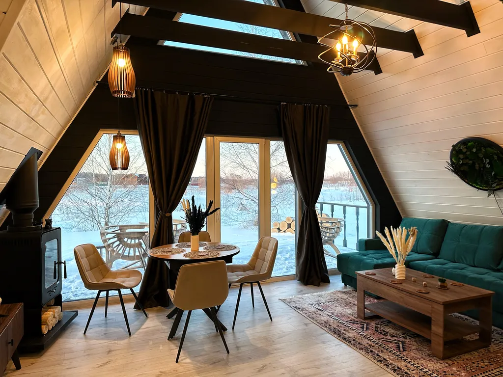 Коттедж Дизайнерский дом luxe A-frame — Дубна