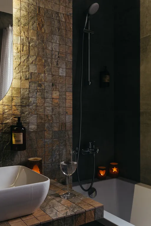 1-комнатные апартаменты с видом на горы и бассейном