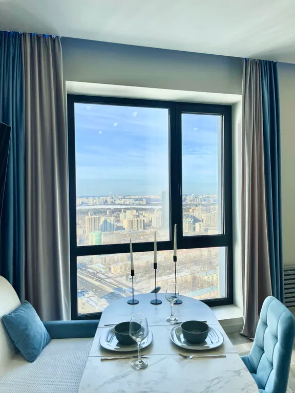 Квартира Видовая квартира-студия у метро в ЖК Wellton Towers — Москва