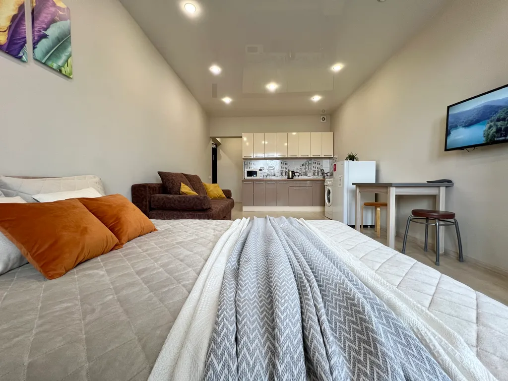 Студия рядом с площадью Советов, не берем оплату за финальную уборку