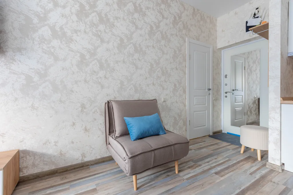 Студия с дизайнерским ремонтом в ЖК Прокшино Нежность