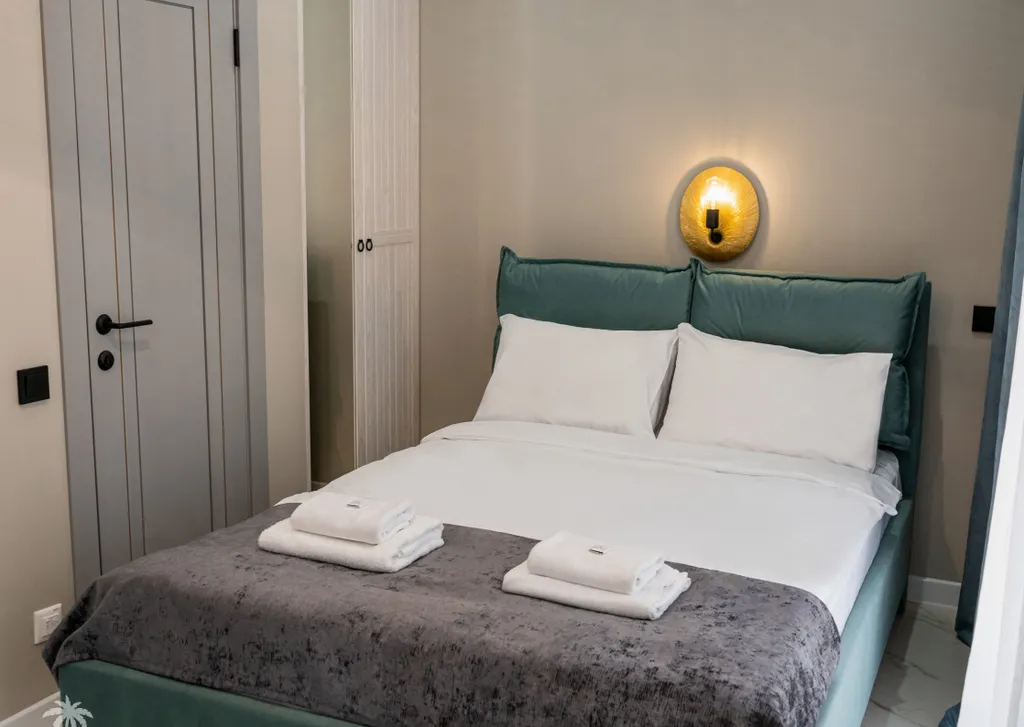 Квартира Квартира Яркий и уютный апартамент с балконом в ЖК Сорренто Парк — Сириус