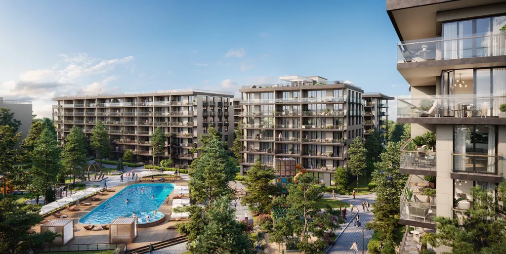 Квартира Апартаменты с бассейном в 5 минутах от чистого моря, дюн и дельфинария — Анапа