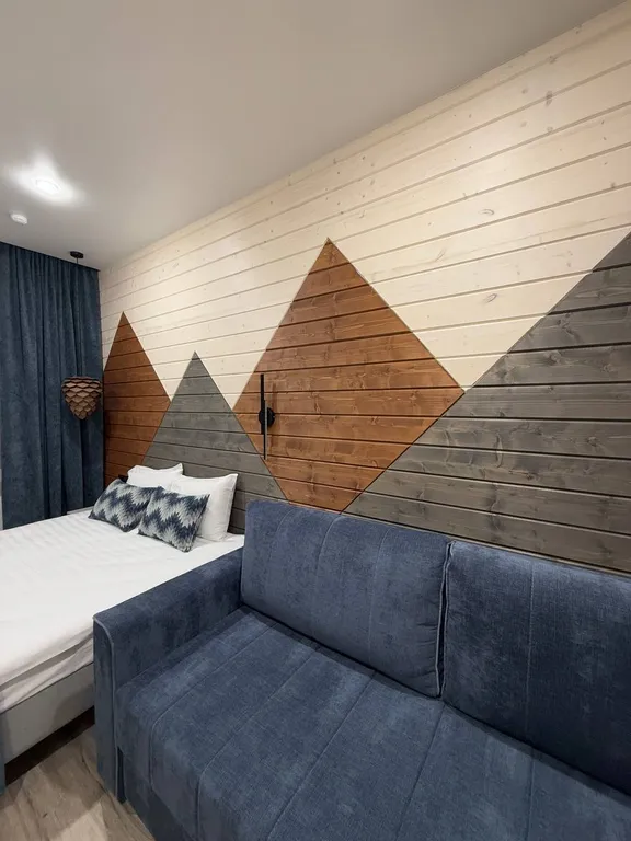 Коттедж для всей компании с видом на лес