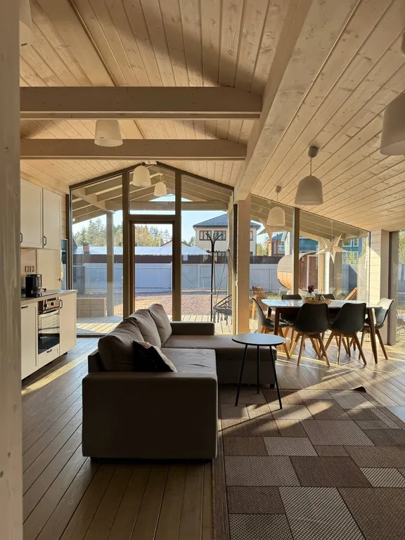 Дом стандарт c баней-бочкой