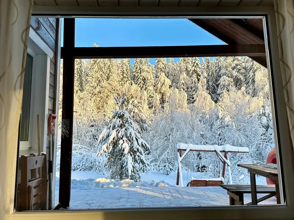 Коттедж с 3 спальнями, сауной, с видом на лес