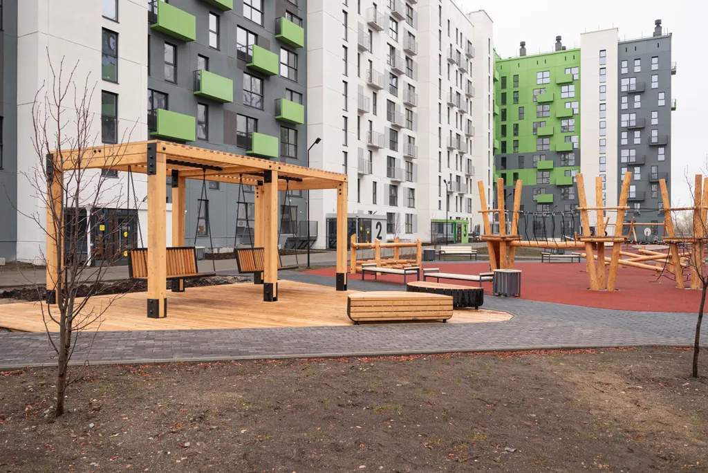 Однокомнатная квартира для четырёх гостей