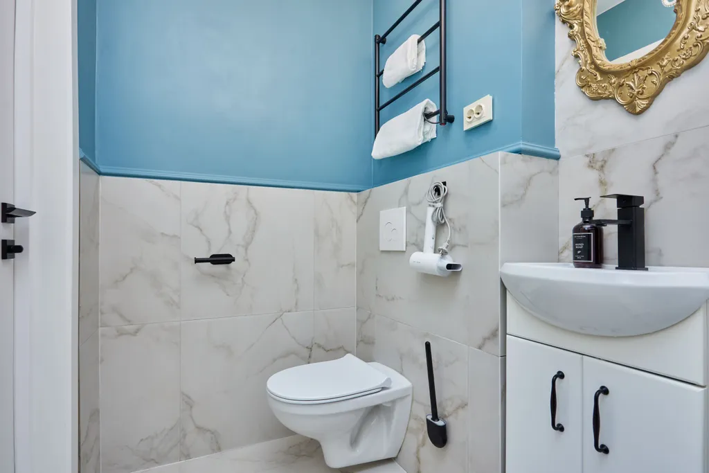 Квартира Квартира Уютная студия Блю — Санкт-Петербург