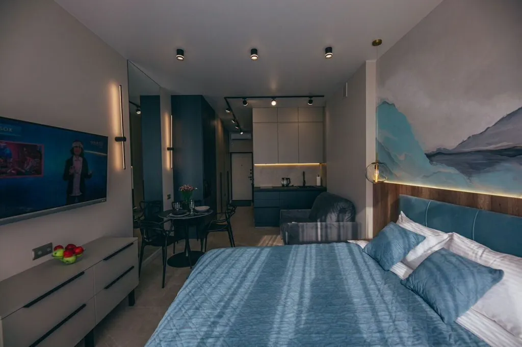 Квартира Квартира Hoвaя уютнaя cтудия в ЖК Aтлантис на первoй линии пoбеpежья — Зеленоградск