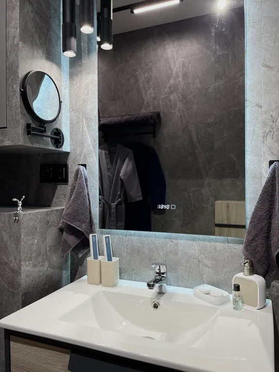 Уютная квартира с сауной в ЖК Метрополис