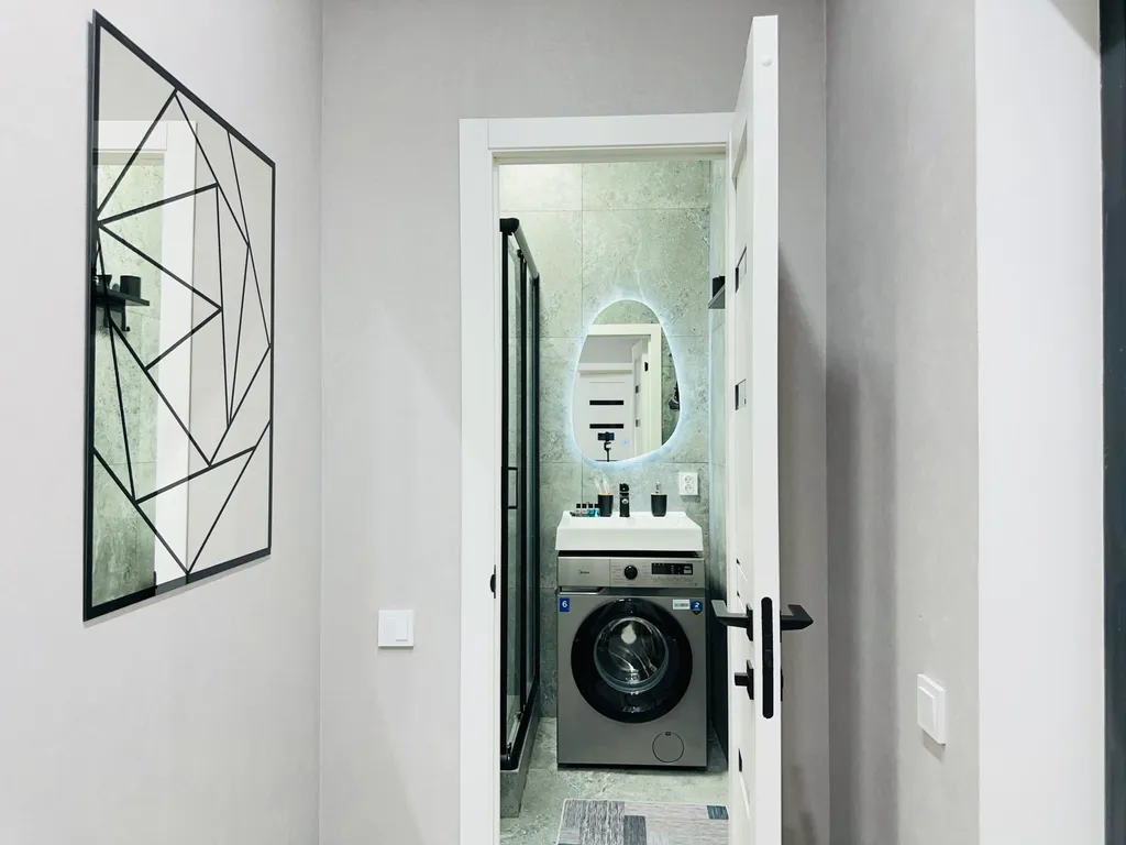 Двухкомнатная квартира с видом на город