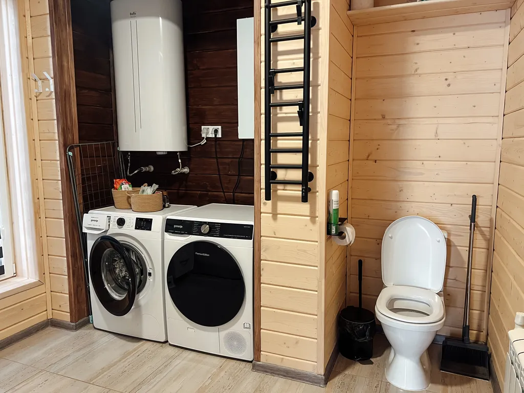 Дом с красивой костровой зоной