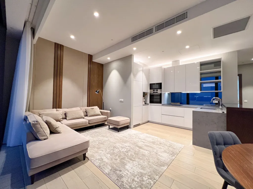 Угловой апартамент в Москва сити