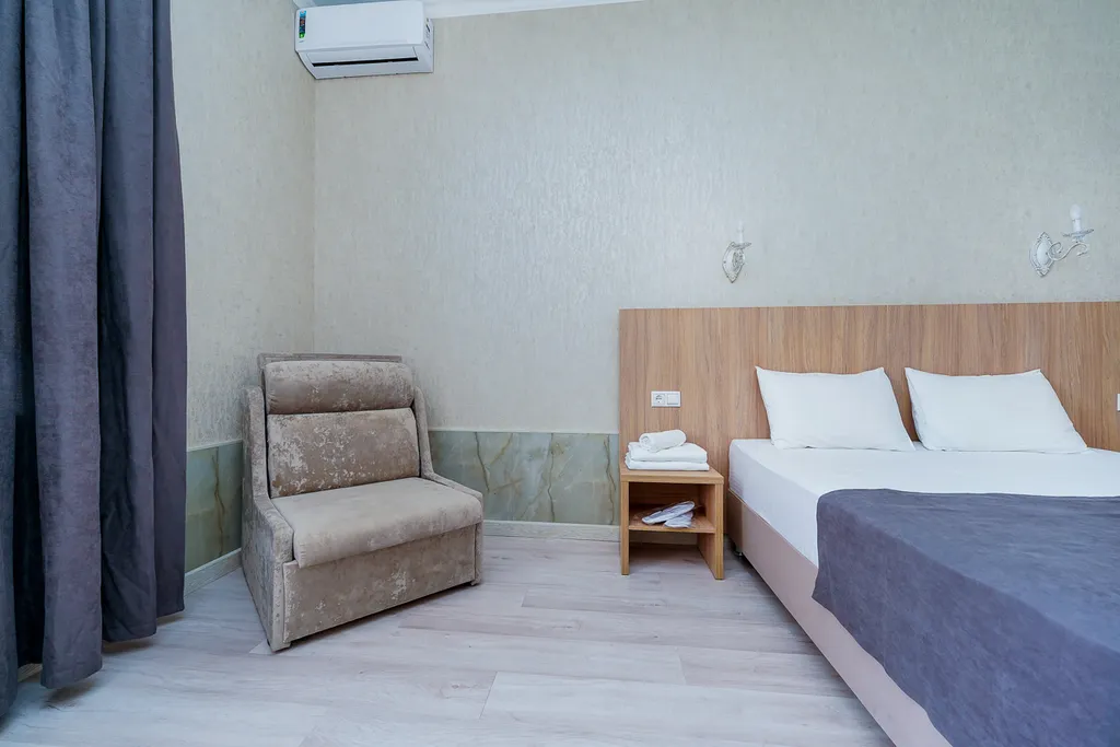 Люкс с балконом и видом на горы