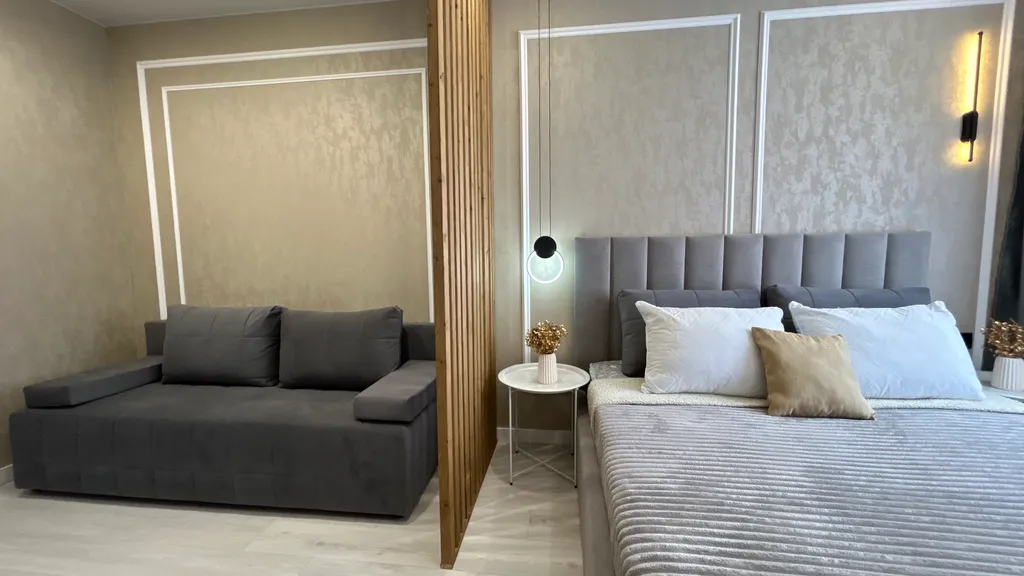 Квартира Дизайнерская стильная двушка, 5 раздельных мест с двумя кроватями — аренда посуточно в Яблоновский