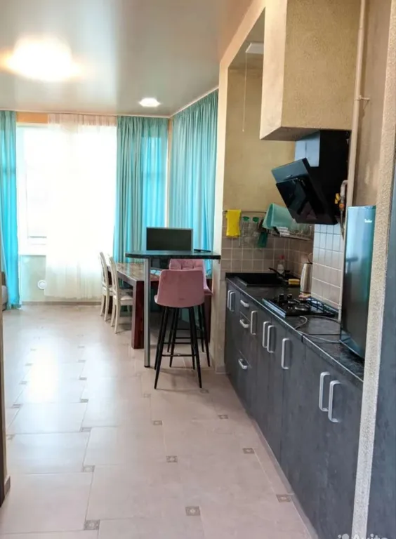 Квартира с балконом, Видом на водопад Учан-су и виноградники