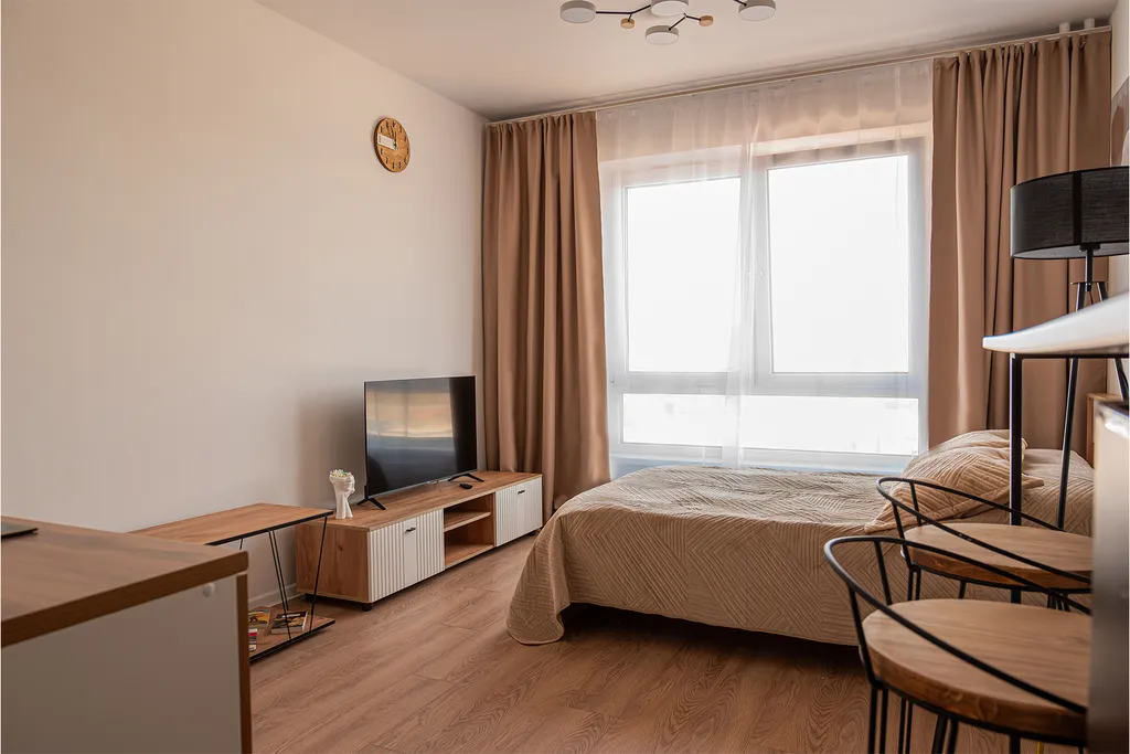 Уютная, новая квартира-студия The Room White