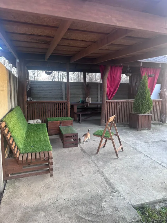 Уютный дом с беседкой и костровой зоной