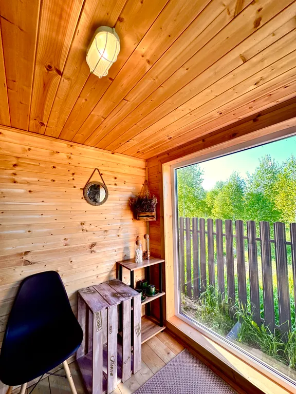 Коттедж Aframe, 2ух этажный дом, глэмпинг — Казань