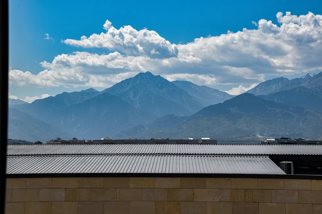1-комнатная квартира с панорамным видом на Заилийский Алатау — комфорт