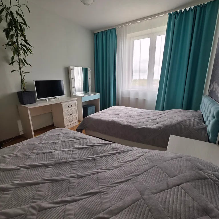 Просторная двухкомнатная квартира в центре города