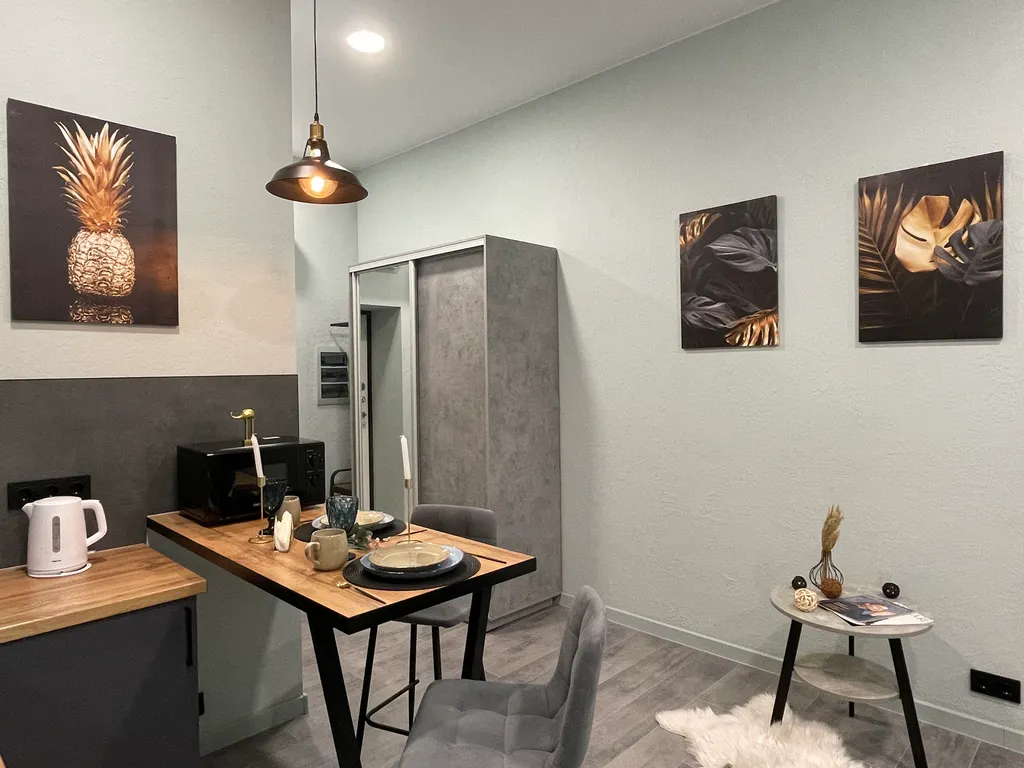 Уютная студия около аквапарка Планета