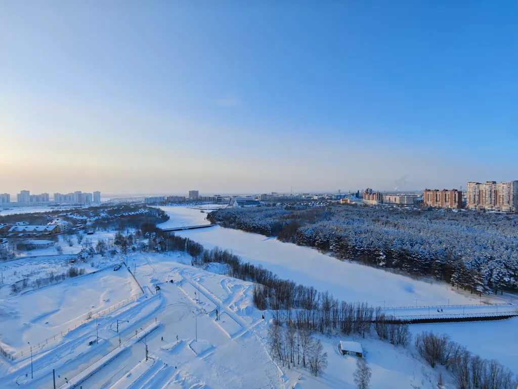 Квартира с видом на парк с 21 этажа