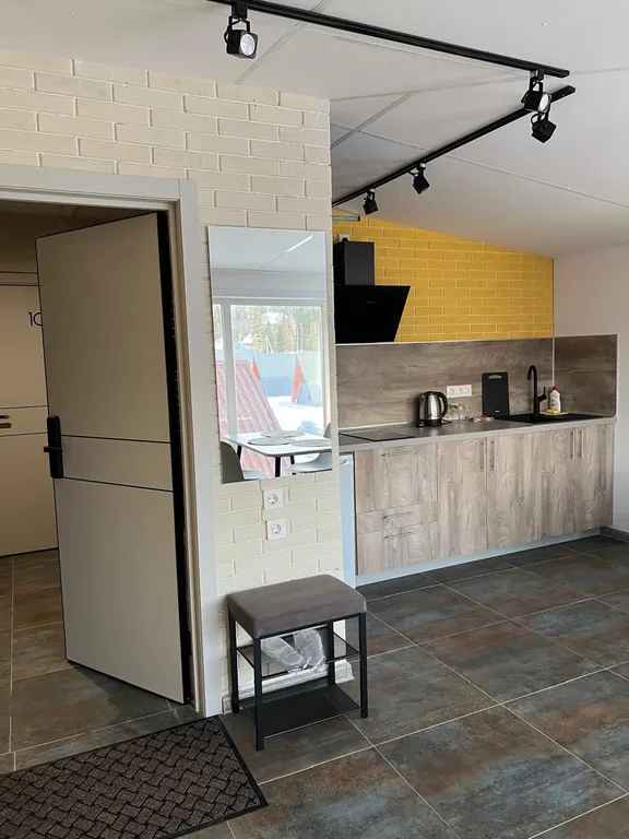 Квартира Комната с панорамными окнами с видом на горы — Шерегеш