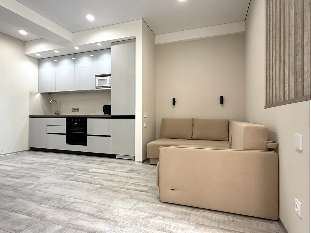 Квартира-студия с дизайнерским ремонтом