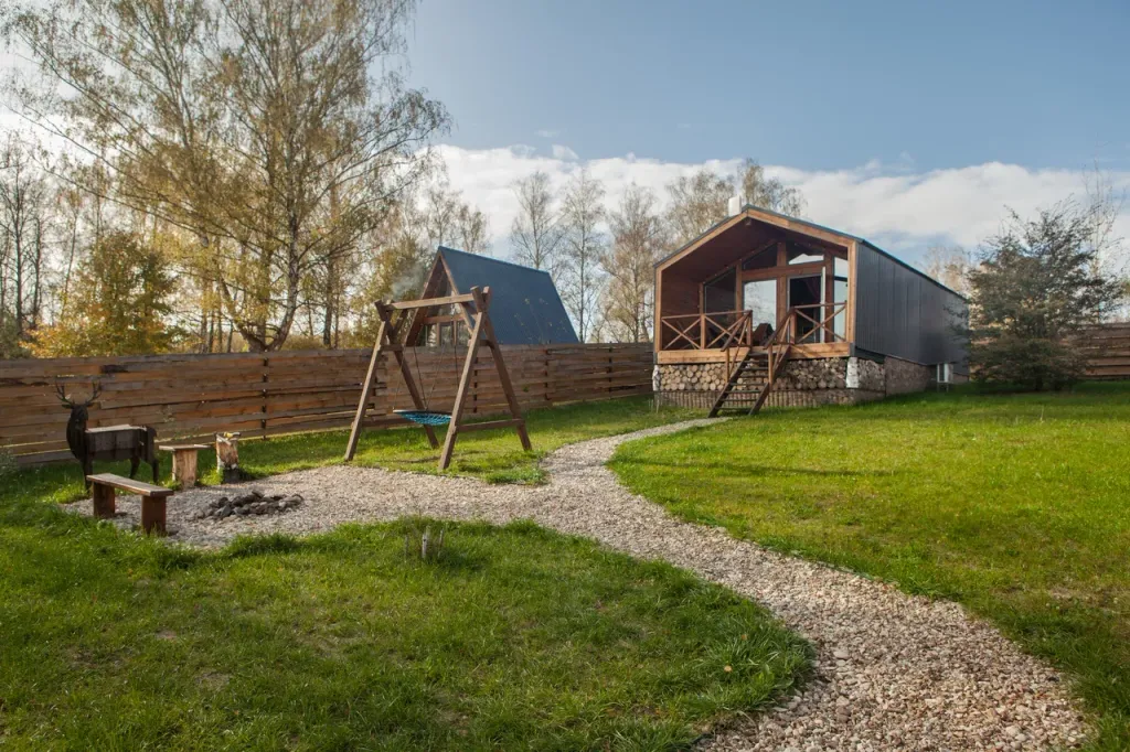 Барнхаус ЗИМА с подогреваемой купелью