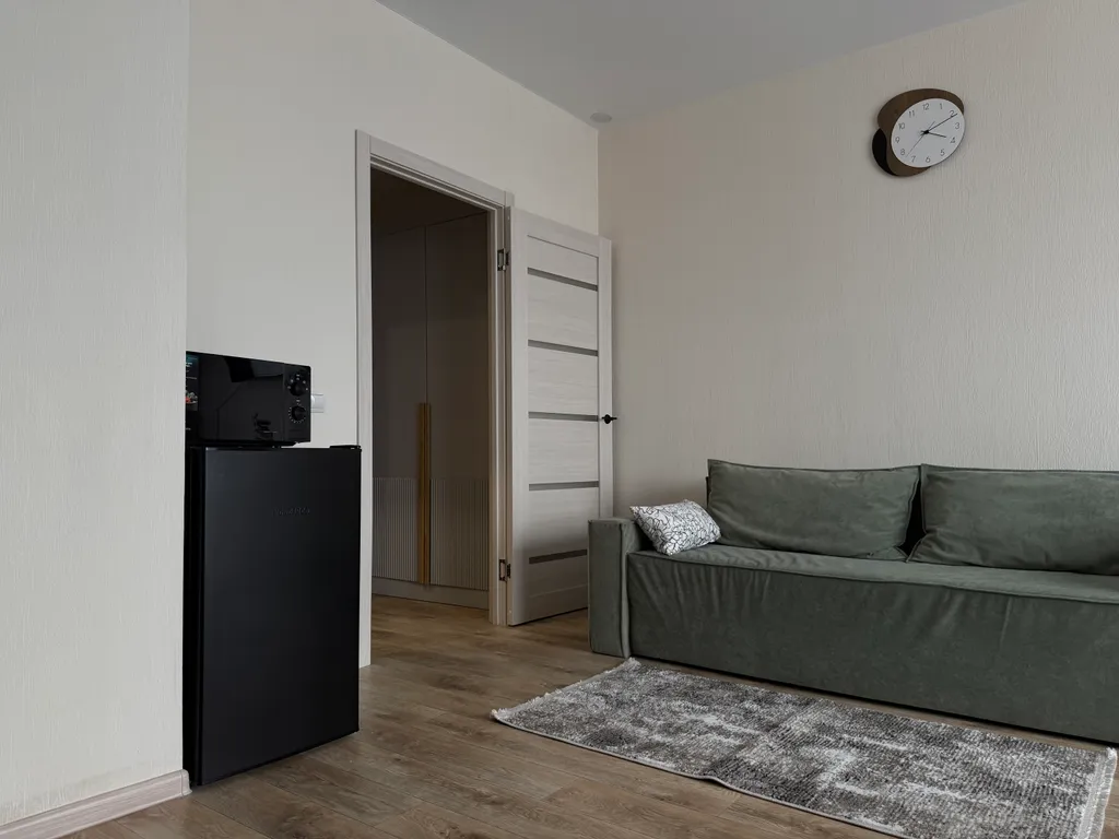 Квартира Квартира Красивая студия, с шикарным видом на Планету — Красноярск