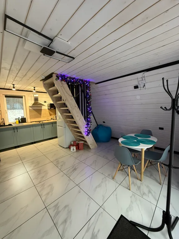 Загородный дом с баней и чаном