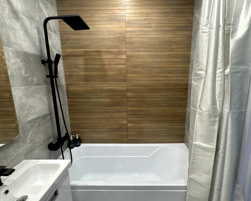 Стильная евродвушка с шикарными видами на город с 22 этажа