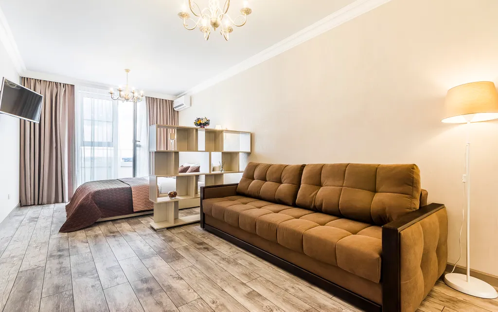 Квартира Квартира Стильный апартамент с балкончиком в центре Краснодара — Краснодар