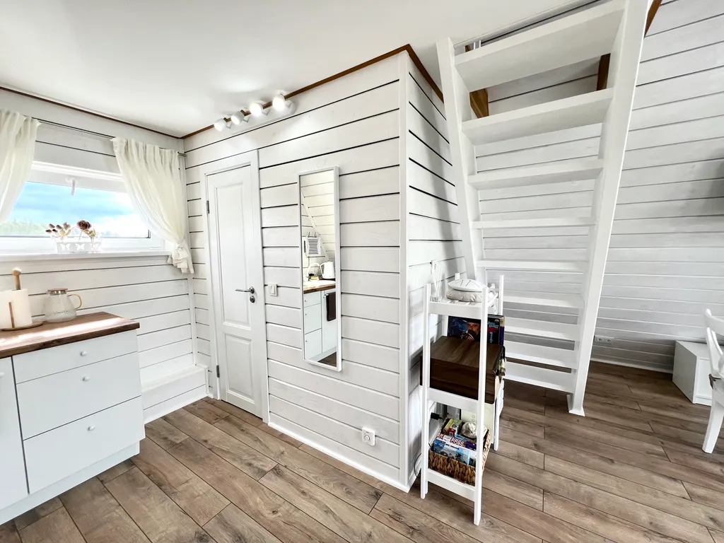 Уютный домик с банным чаном на территории