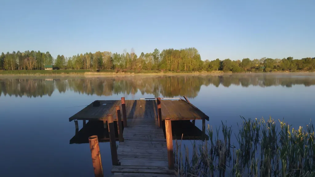 Дом с баней на озере