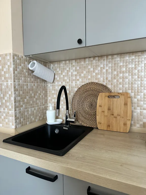 Студия с видом на море с обновленным ремонтом