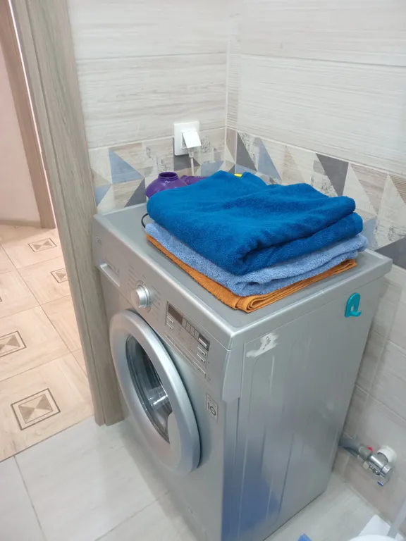 Уютная однокомнатная квартира напротив речки Великая