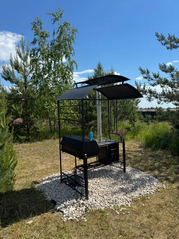 Дом 135m2 — чан на дровах, бассейн, панорамная веранда