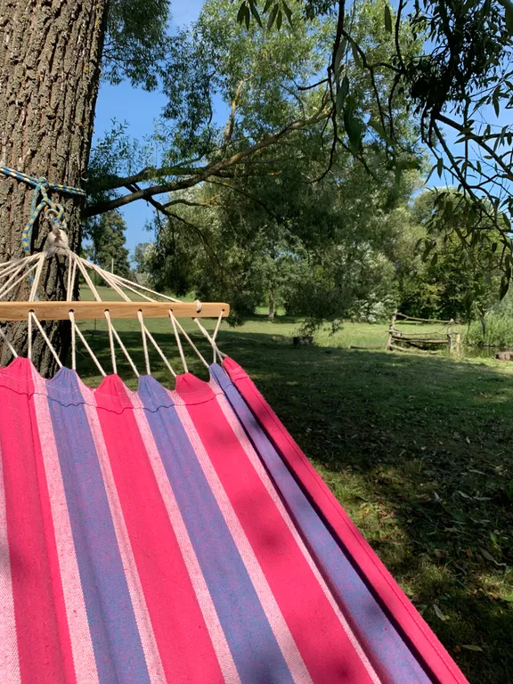 Тихое и комфортное место на берегу реки Лесная