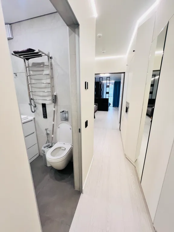 Квартира Квартира Студия на высоком этаже с видом на море — Адлер