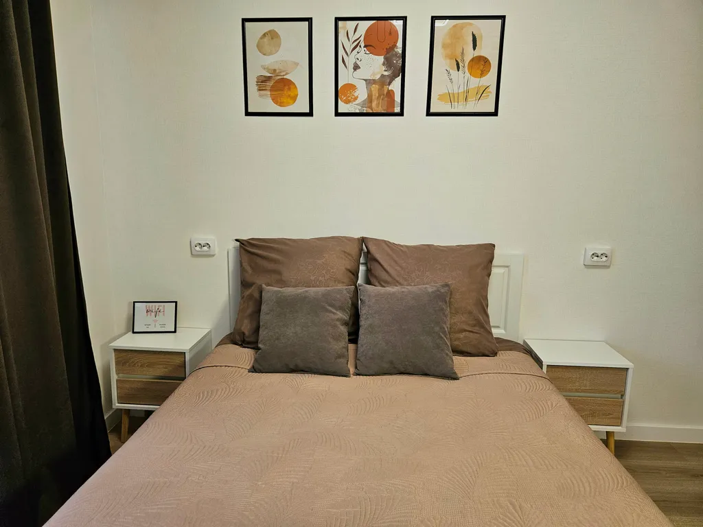 Двухкомнатная квартира не далеко от центра в новом доме