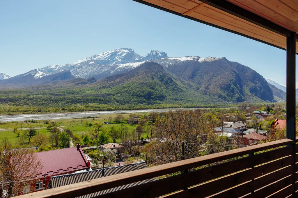 Гостевой дом с панорамным видом на горы