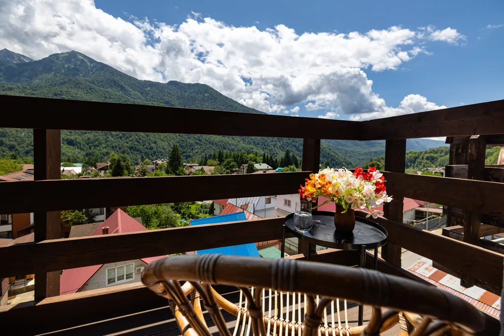 Двухуровневая квартира с видом на горы