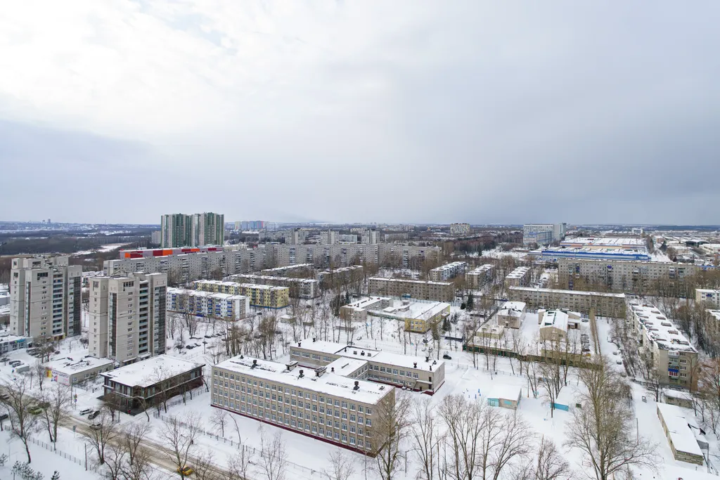 Студия Грейдж на 23 этаже в ЖК Аквамарин