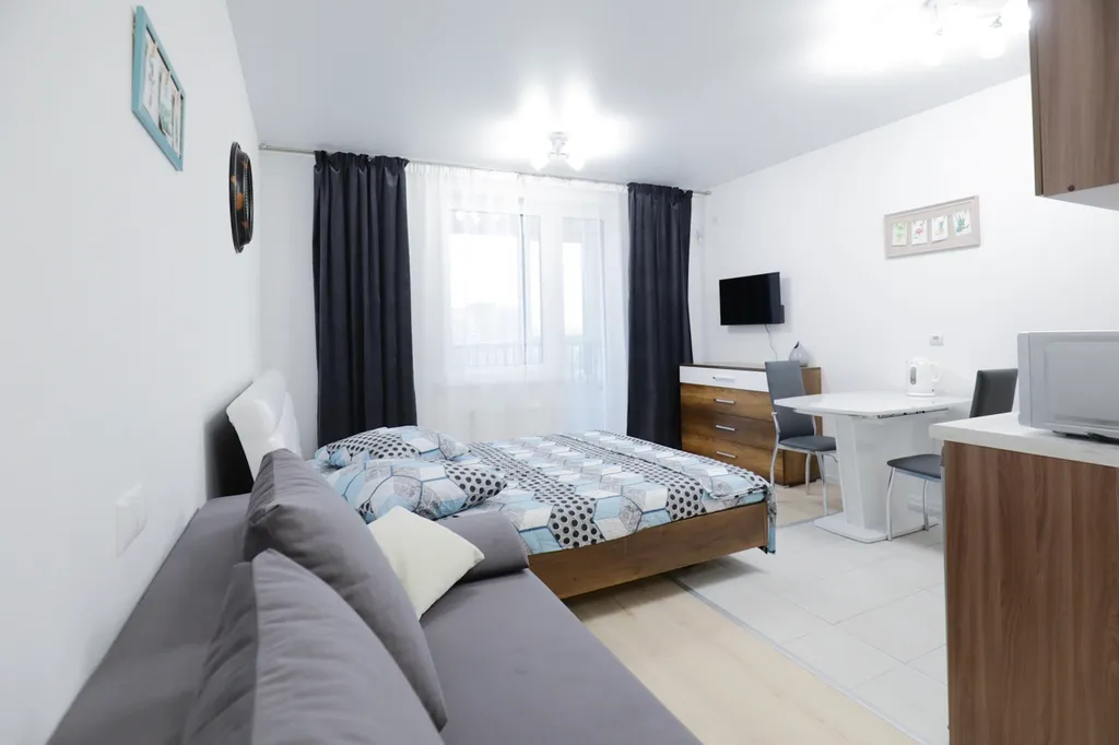 Квартира Современная студия в новостройке Маркса 89 — аренда посуточно в Обнинск