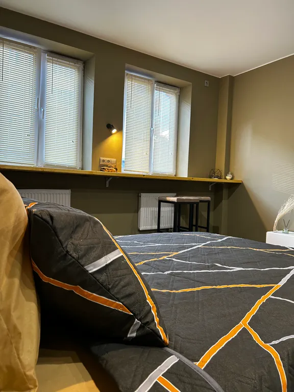 Студия с дизайнерским ремонтом