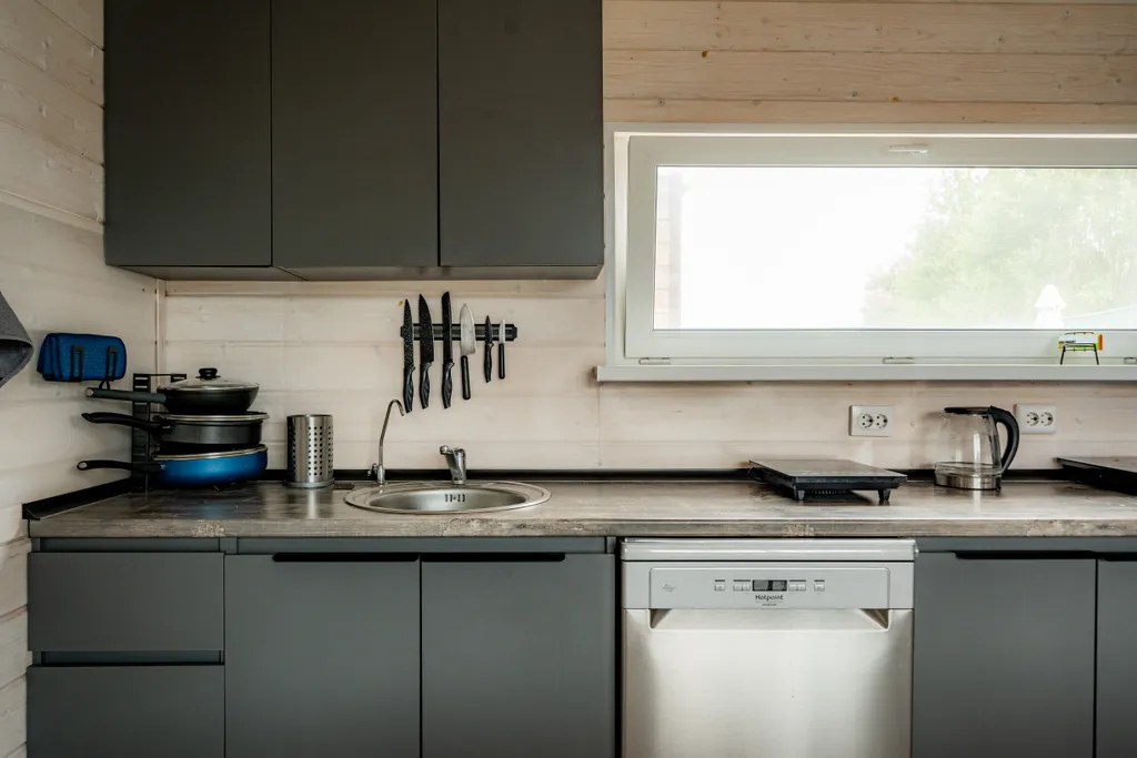 Скандинавский дом с баней